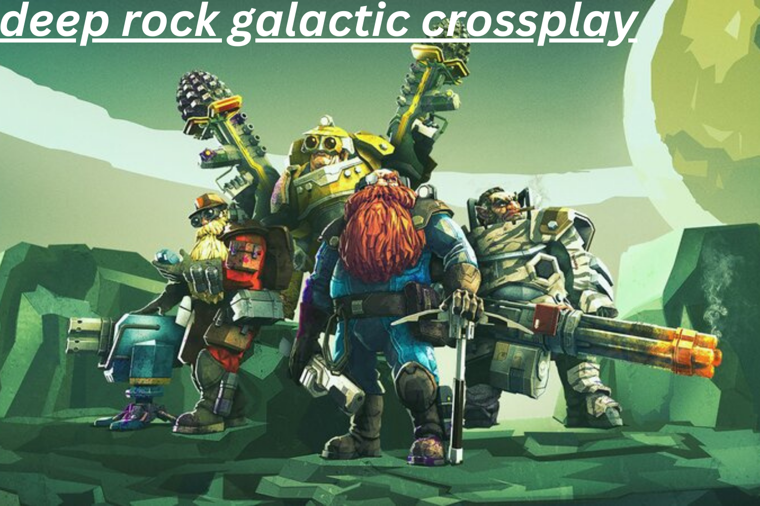 deep rock galactic crossplay